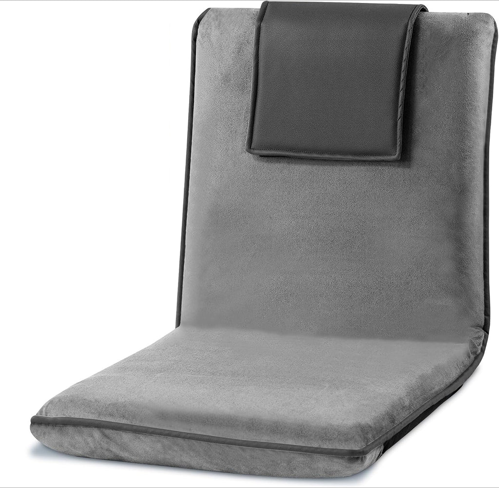6-Position Vegan Leather Japanese Foldable Floor Chair