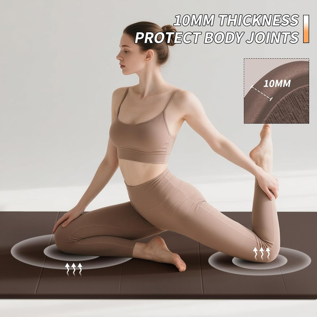 Foldable Thick TPE Yoga Mat