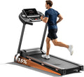 Auto Incline Foldable Treadmill with Bluetooth & Pulse Monitor