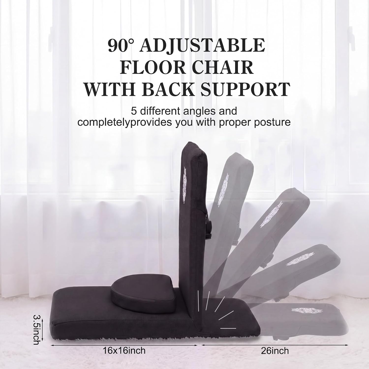 Adjustable Foldable Meditation Floor Chair