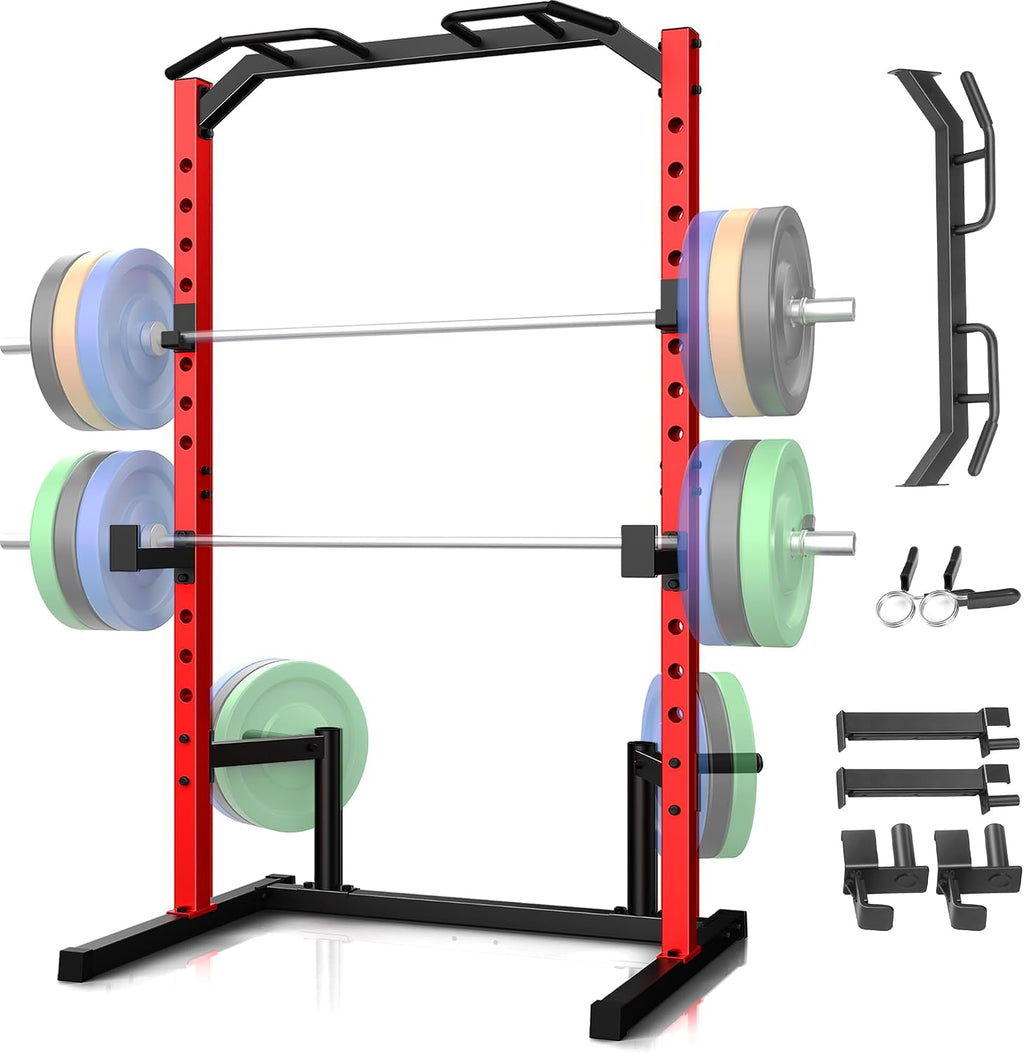 Multi-Function Power Cage Squat Rack Set
