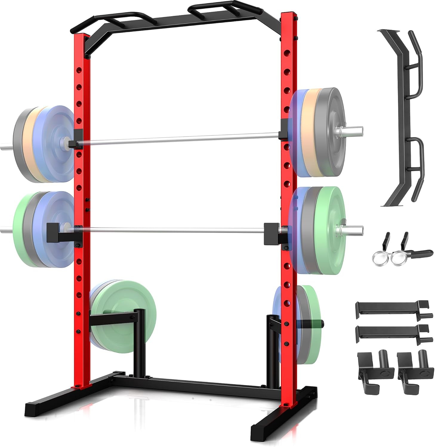 Multi-Function Power Cage Squat Rack Set