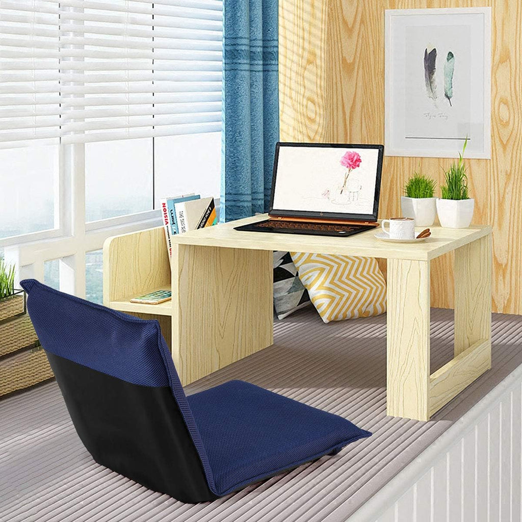 6-Position Adjustable Folding Floor Gaming Chair