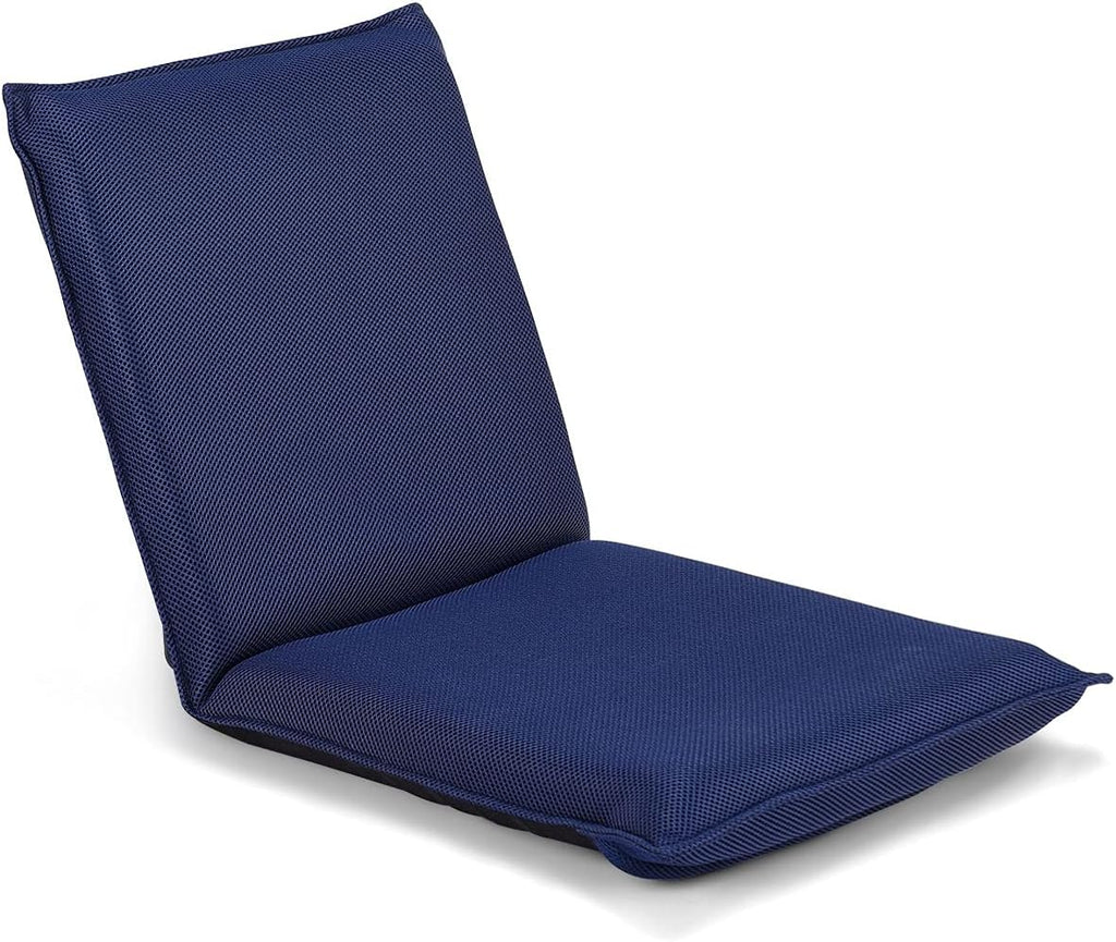 6-Position Adjustable Folding Floor Gaming Chair