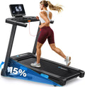 Brushless Foldable Incline Treadmill with Smart APP