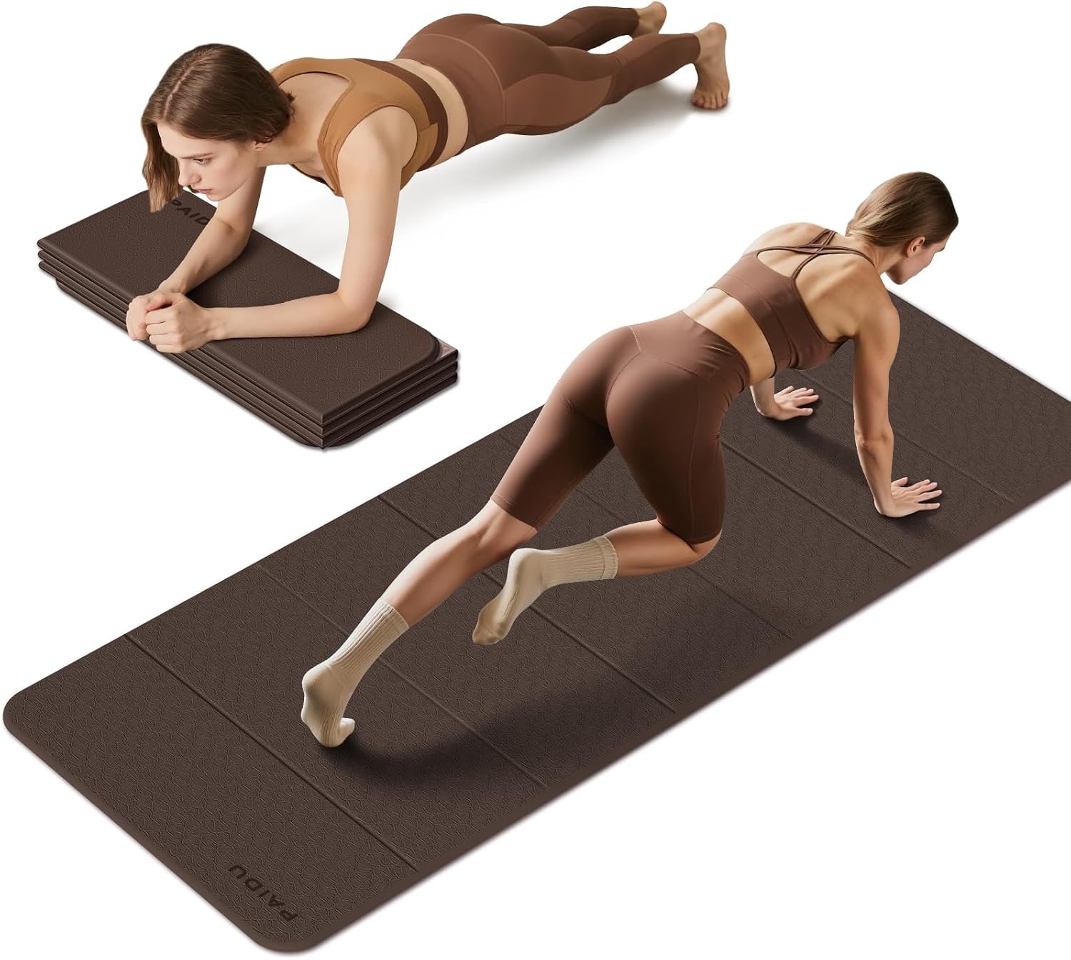 Foldable Thick TPE Yoga Mat