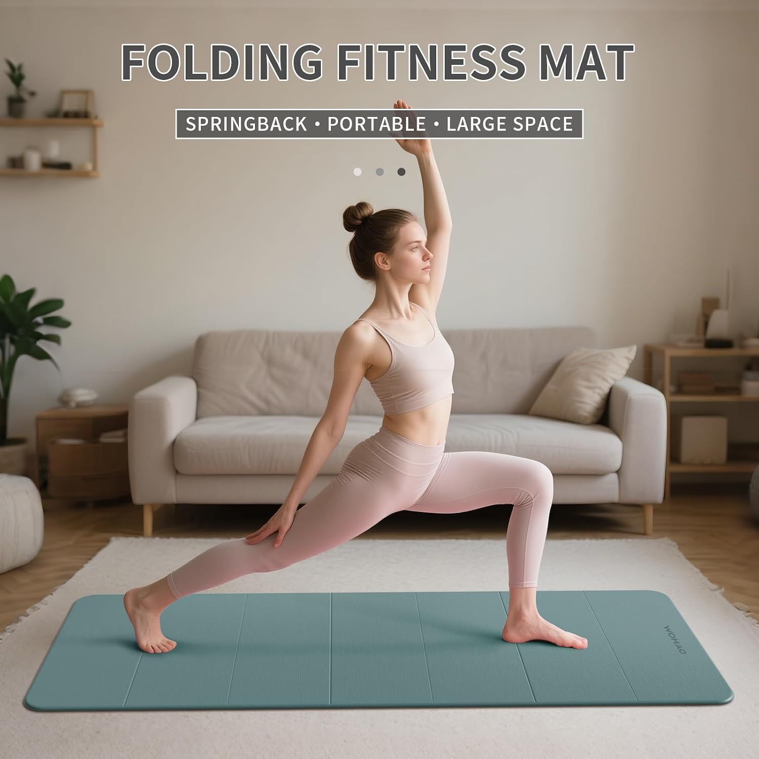 Foldable Portable TPE Yoga Mat