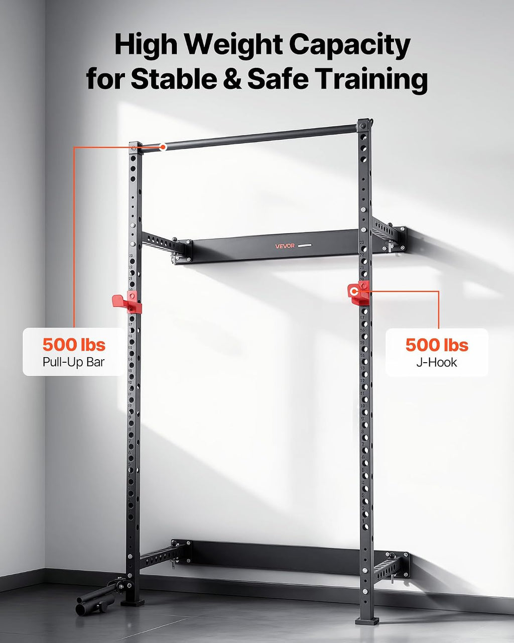 Wall Mount Folding Power Cage Rack