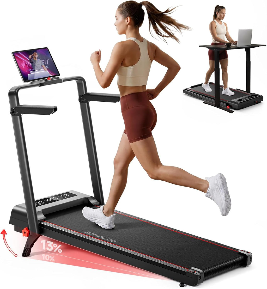Foldable Quiet Incline Walking Pad with APP