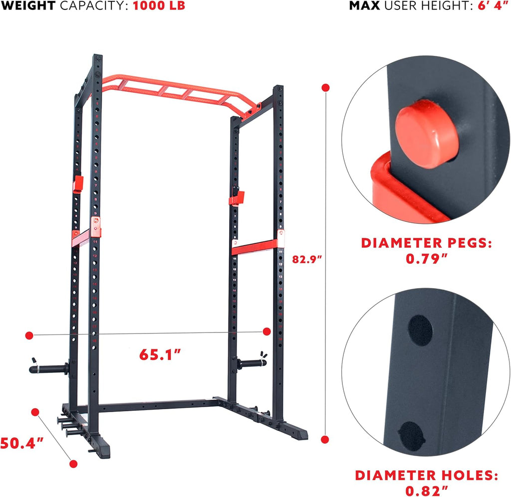 1000LB Power Cage Strength Rack