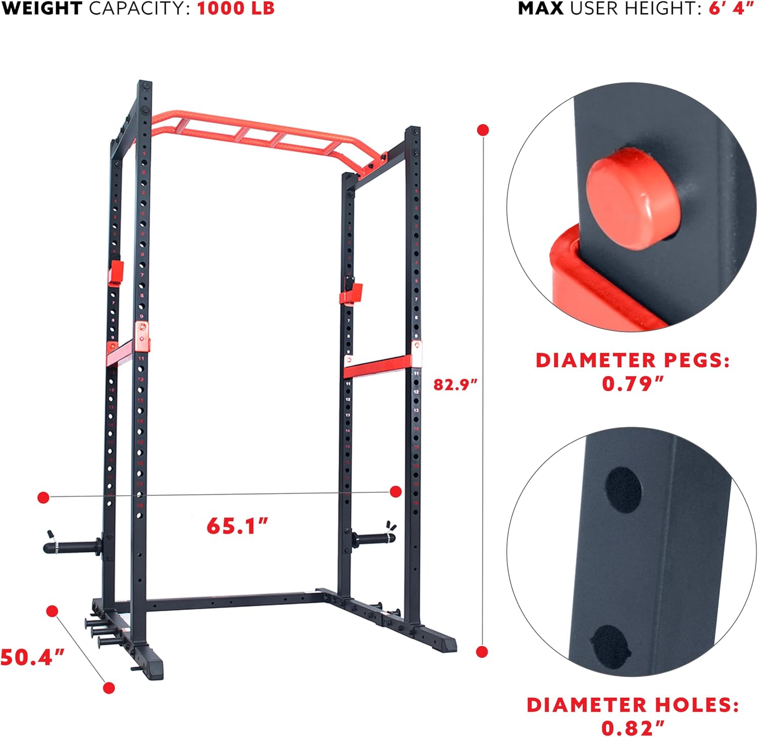 1000LB Power Cage Strength Rack