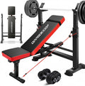 900LBS All-in-One Weight Bench with Squat Rack