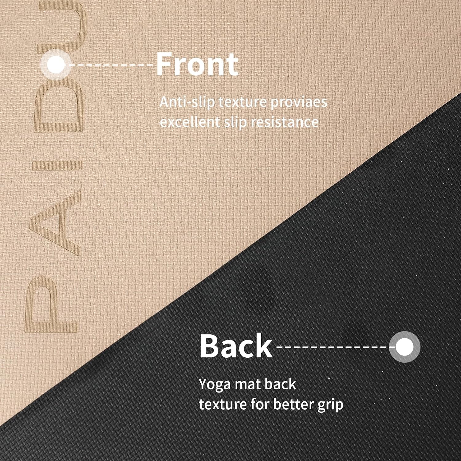 Thick POE Non Slip Yoga Mat