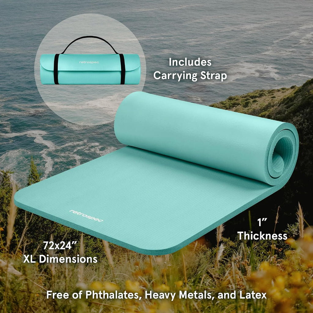 Thick Non Slip Yoga Mat With Strap