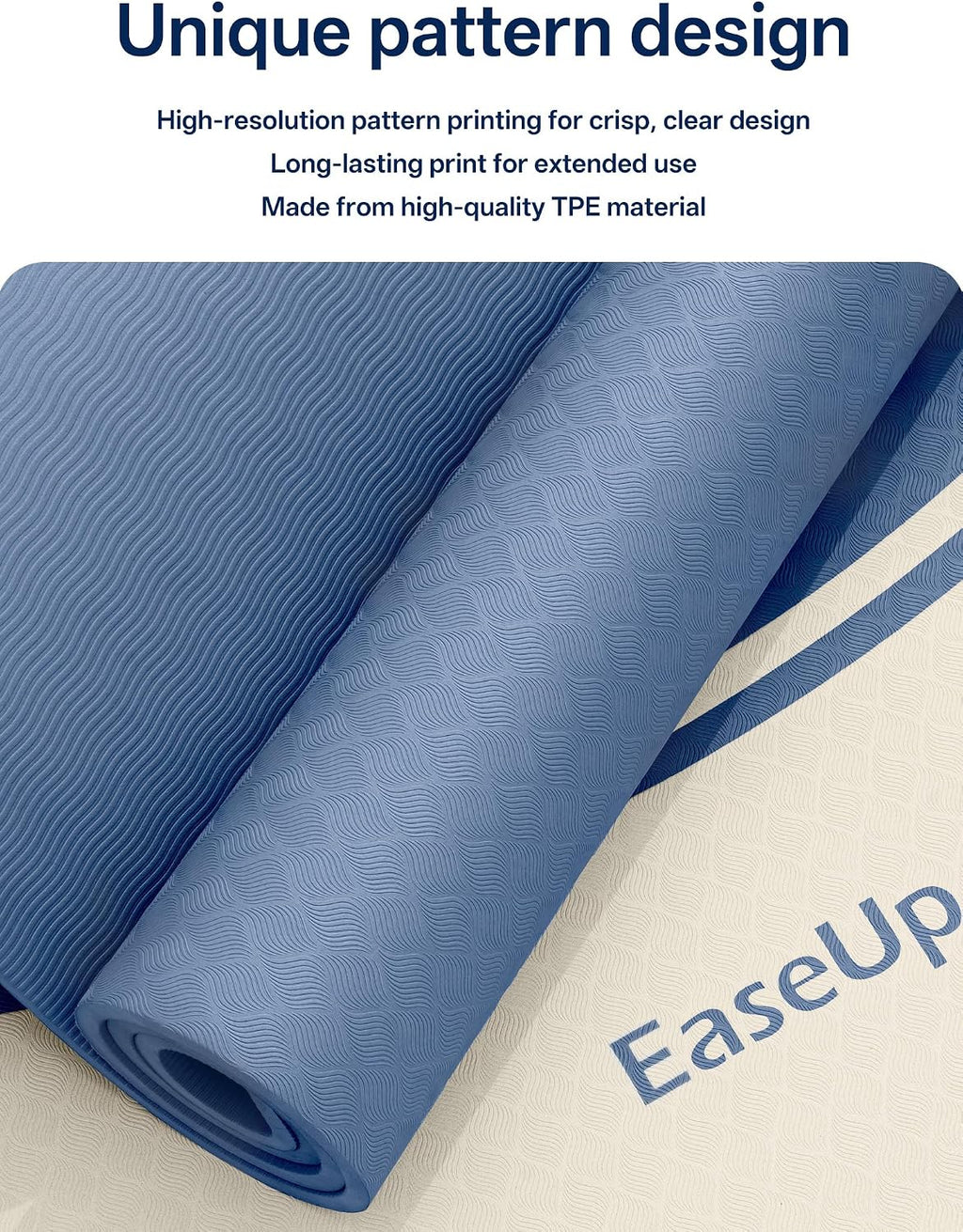 Wide Thick TPE Non Slip Yoga Mat