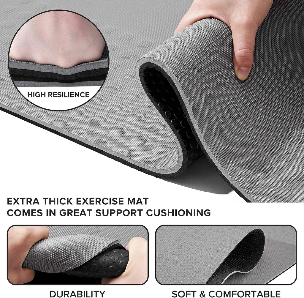 Thick 3D Non-Slip TPE Yoga Mat